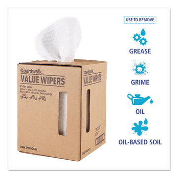 Boardwalk® Drc Wipers, White, 10 X 12, Centerpull, 200-box freeshipping - TVN Wholesale